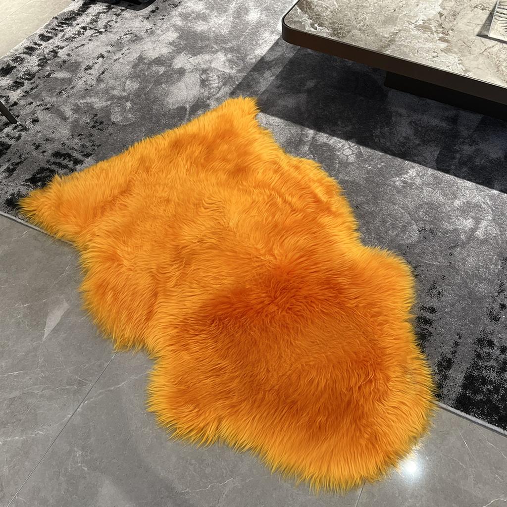 Wool genuine sheepskin carpet pure fluffy and natural household carpet car carpet sofa for Chair Cover Super Area Rugs