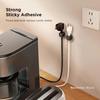 Magnetic Cable Organizer, Wall-Mounted Data Cable Management Clips, Cord Holder, Plug Hook for Desk Organization