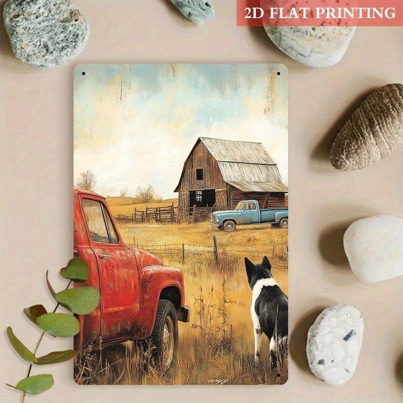 Retro Metal Paintings, Furniture, Living Room Decoration 20x30cm