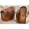 Motorcycle Leather Side Pouch Panniers Saddle Handmade Genuine Bags Saddlebag