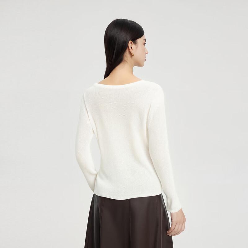 FivePlus Women's Simple Long Sleeve Knit Top