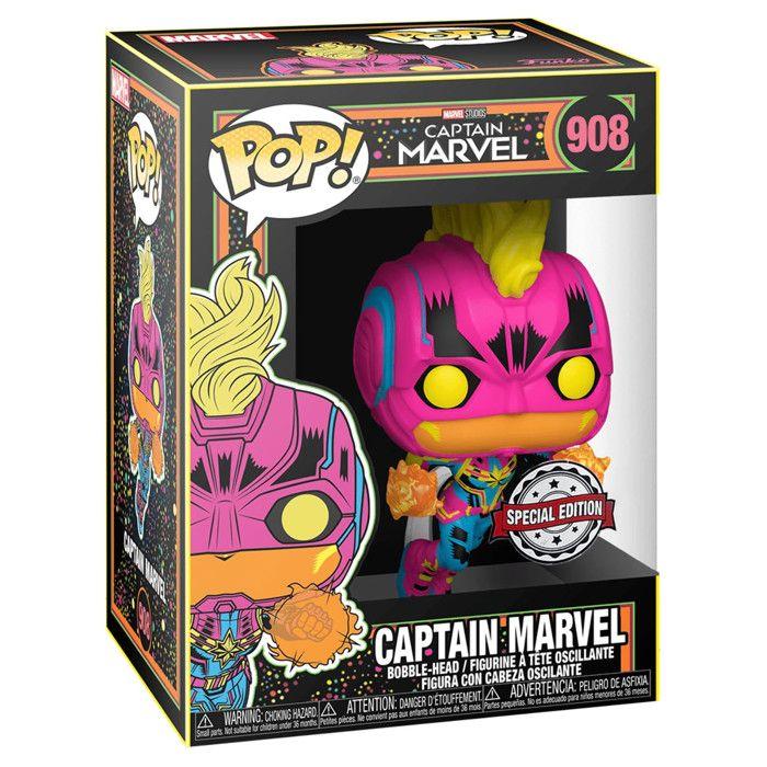 Captain Marvel Blacklight US Exclusive Pop! Vinyl