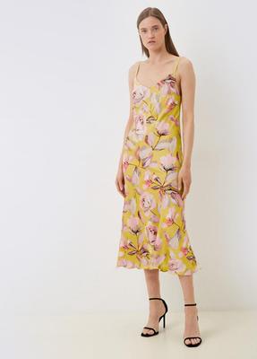 Midi Slip Dress, Print