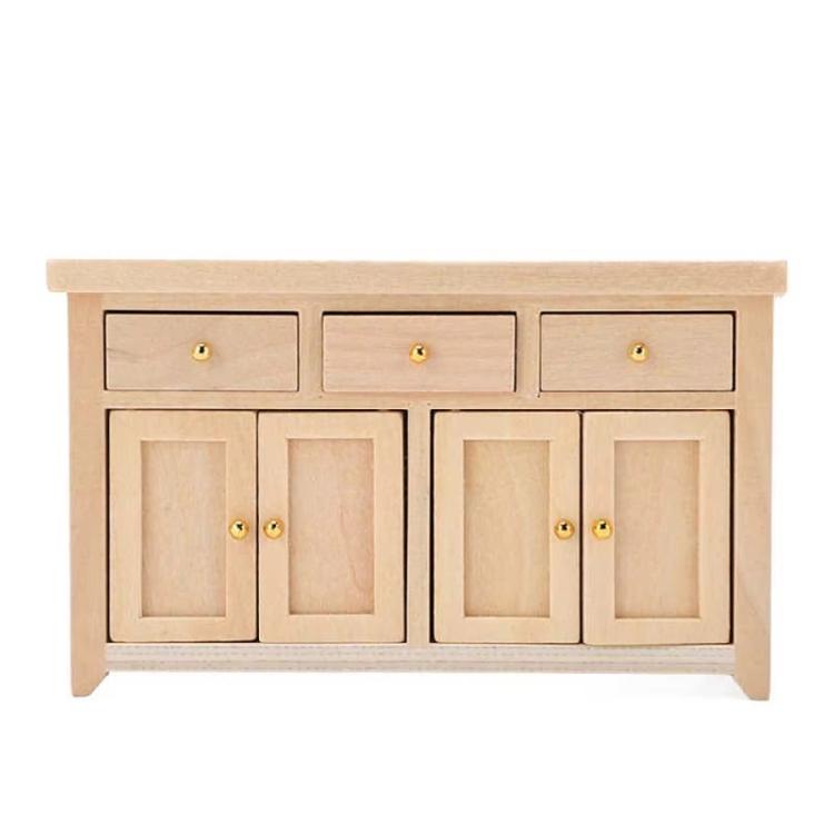 1/12 Miniature Dollhouses Storage Cabinet Model Furniture For Dollhouses Decoration And Creative Scene Display