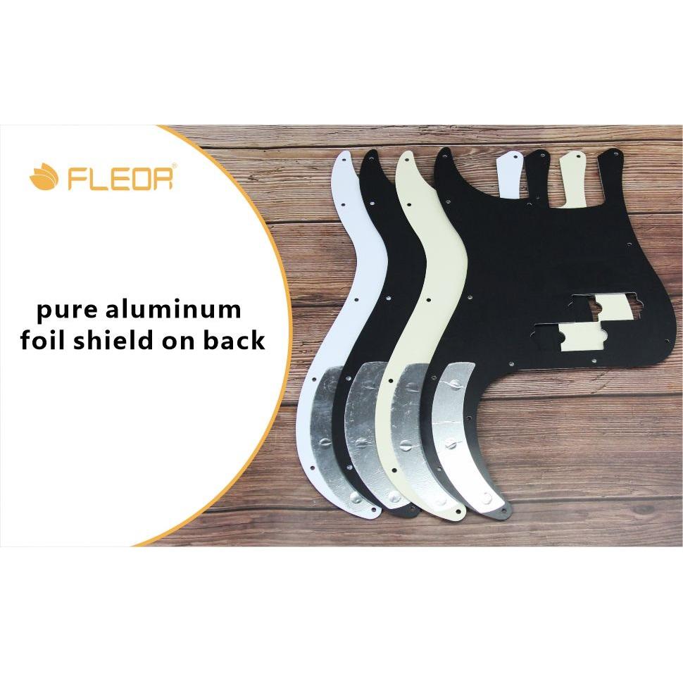 FLEOR 1PCS PB Bass Pickguard Bass 4 Strings PB Bass Scratch Plate 13 Holes with Pickguard Screws