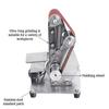 350W 9000RPM Mini Electric Belt Sander Machine Adjustable Speed Grinding Polishing Machine Multifunctional Iron Angle Grinder