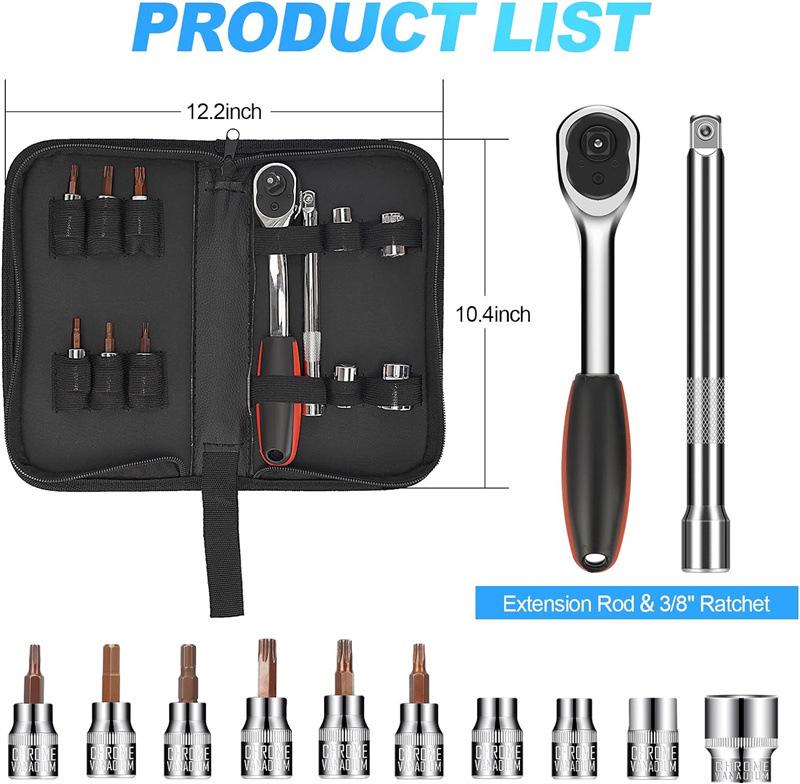 2021+ Bronco Hard Top Spare Tire Door Removal Tool Set (12 Pcs)