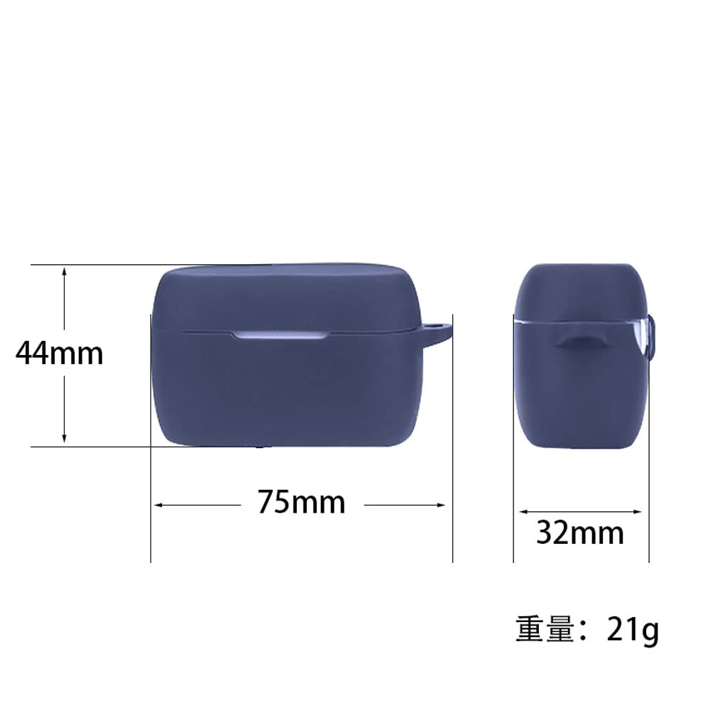 Case for Jabra Elite 4 Active Compatible with Elite 4 Active Equipped with a Hook To Prevent Loss Lightweight Shockproof Dustproof Shockproof Soft