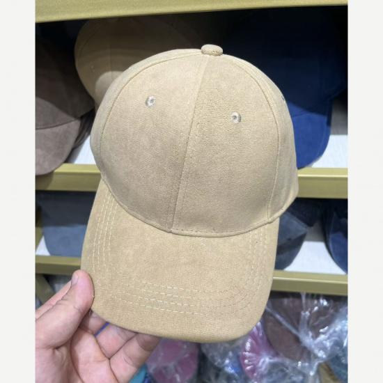 Simple, Basic Baseball Cap, Solid Color, Versatile, Provides Sun Protection and Warmth, Made of Faux Suede Material, Men's Style
