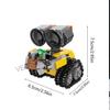 Space Mini Wall-E Robot Assembly Building Block Model Creative Stitching Ornaments Casual Handmade Toys Movie Peripheral Toy MOC STEM DIY Model Kit 3D