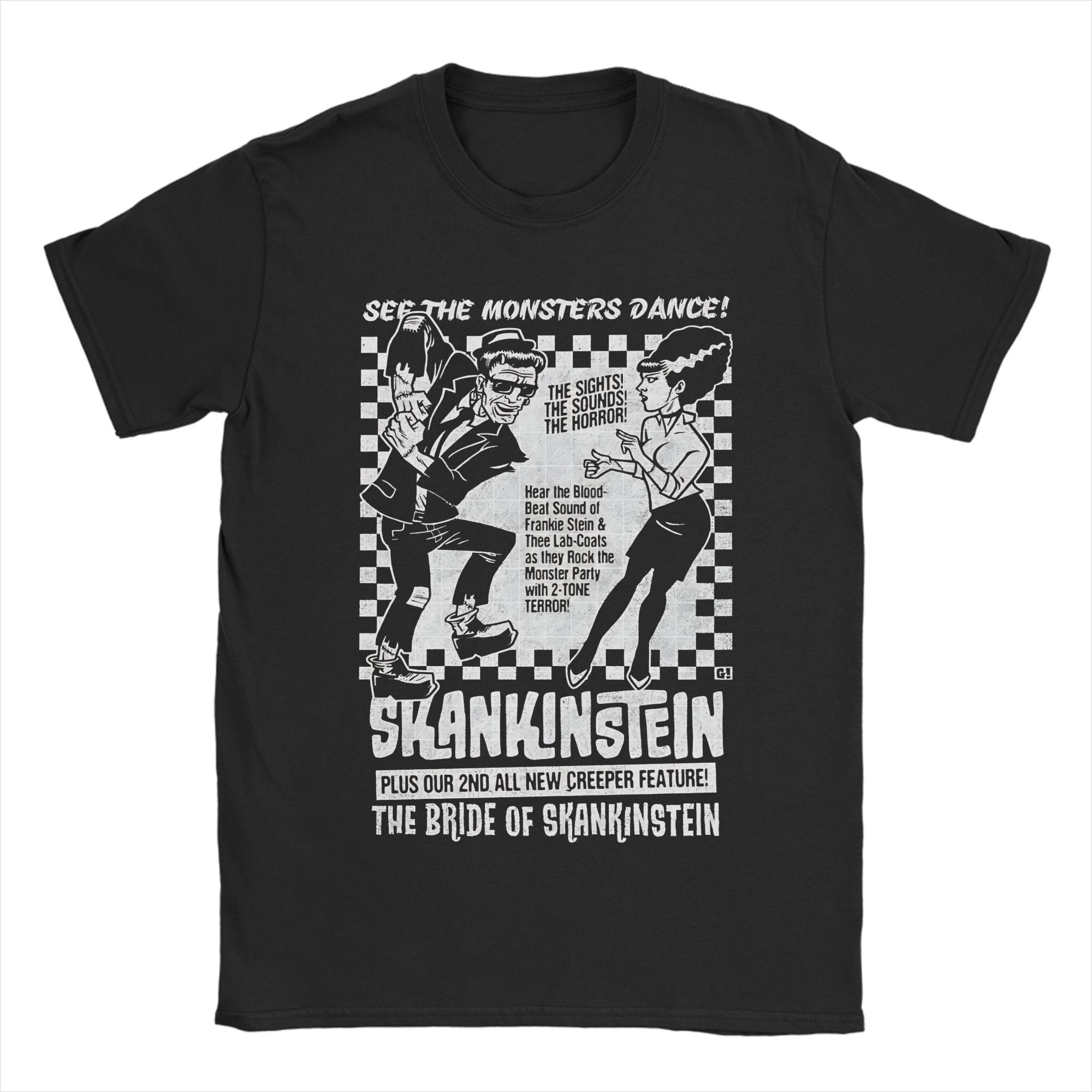 

Frankenstein Skankinstein T-Shirt Men Women Novelty Pure Cotton Tees Crew Neck Short Sleeve T Shirt Summer Clothes - Men s ... 5XL різнокольоровий