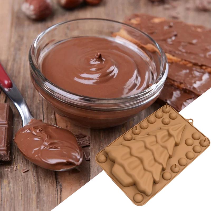 Christmas Tree Chocolate Molds Chocolate Candy Handmade Soap Ice Cube Biscuit Mold Chocolate Candy Handmade Soap Ice Cube