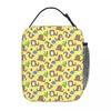 Cute Otter In The Water Pattern Insulated Lunch Bag for Kids School Cooler Thermal Food Box Tote Leakproof Lunch Boxes Container