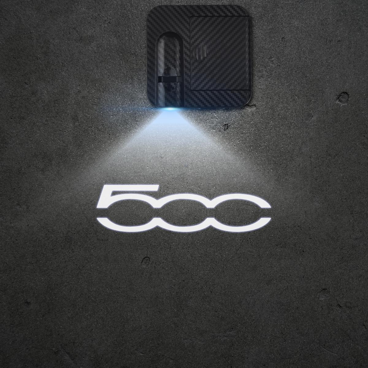 

1/2PCS 500 Car Door Welcome Lights Laser Projector Logo Wireless Sensing For Fiat Abarth 500C 500X 595 Panda Punto Bravo Tipo 2 PCS