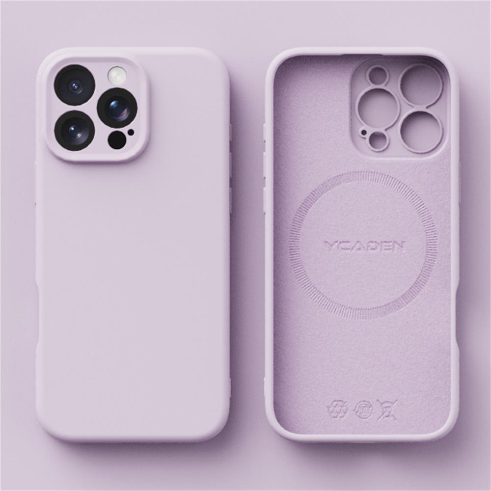 Luxury Silicone Soft Magsafe Case For iPhone 16 15 14 12 11 13 Pro Max 16 Plus 16E Wireless Charge Shockproof Matte Candy Cover