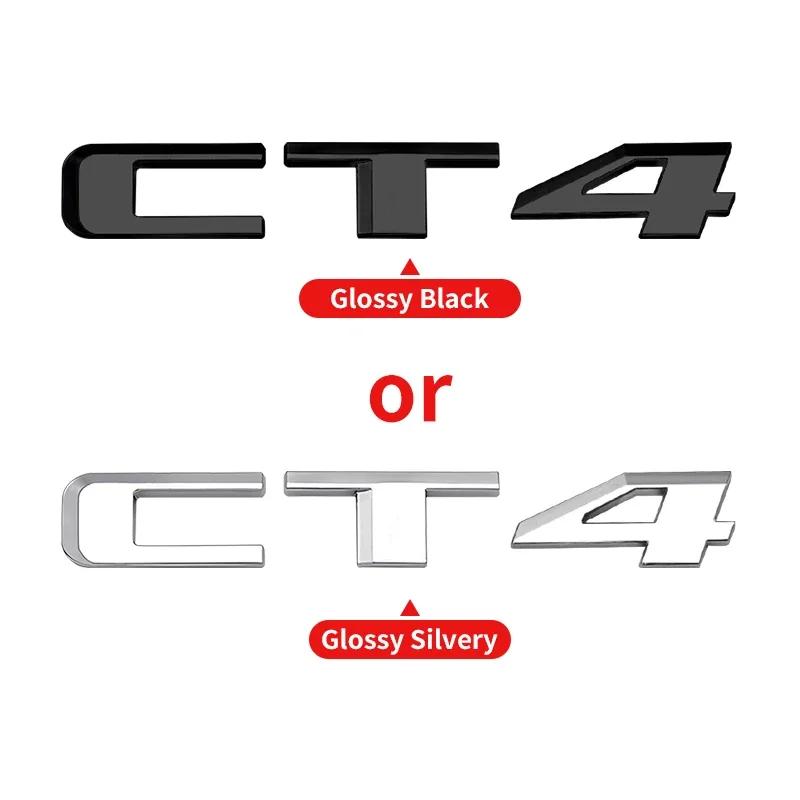 cwjtsb1 3D letter ABS Car Rear Trunk Emblem ATS AWD 25T 28T 40T Badge Accessories For Cadillac CT4 CT5 CT6 CTS XT4 XT5 XT6 XTS ATS
