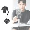Universal Mount Car Adjustable Gooseneck Cup Holder Cell Phone Cradle Durable