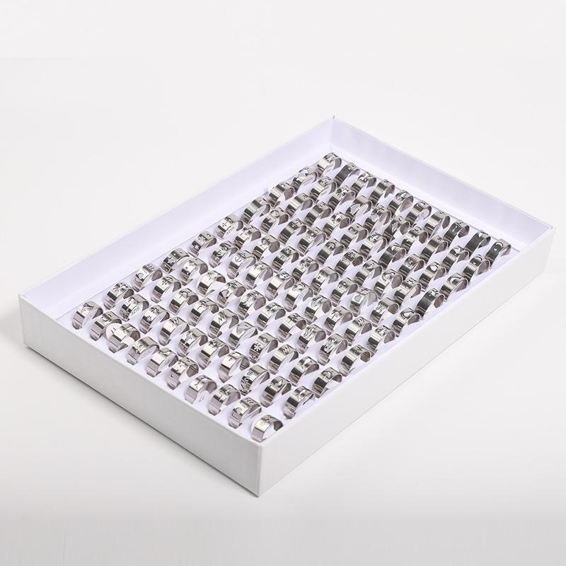 10 szt. pierścieni ze stali nierdzewnej, pierścienie wycinane, pierścienie puste