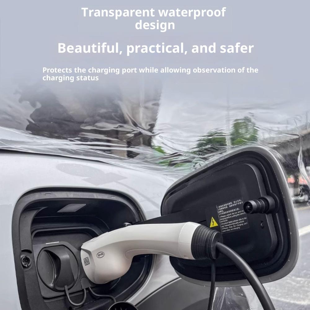 For BYD Yuan UP ATTO 2 2025 Charging Gun Rain Cover Charging Port Protective Shield All-Weather Modification