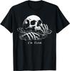 I'm Fine Skeleton Drowning Funny Skeleton Meme T-Shirt