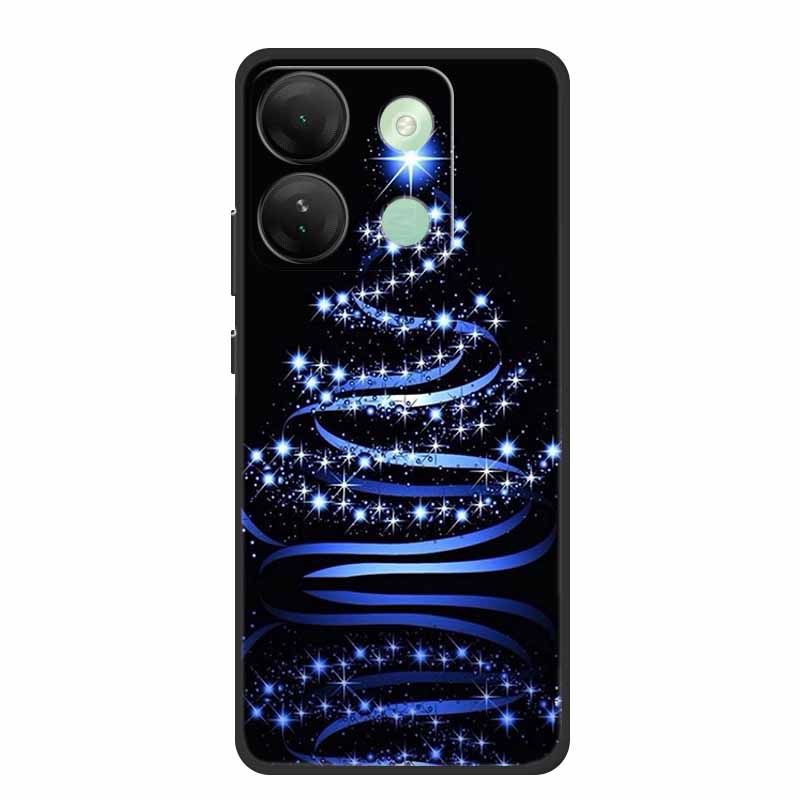For Infinix Smart 7 HD Christmas Soft Case Silicone TPU Back Cover Phone Cases For Infinix Smart7 Plus X6516 Xmas New Etui Shell