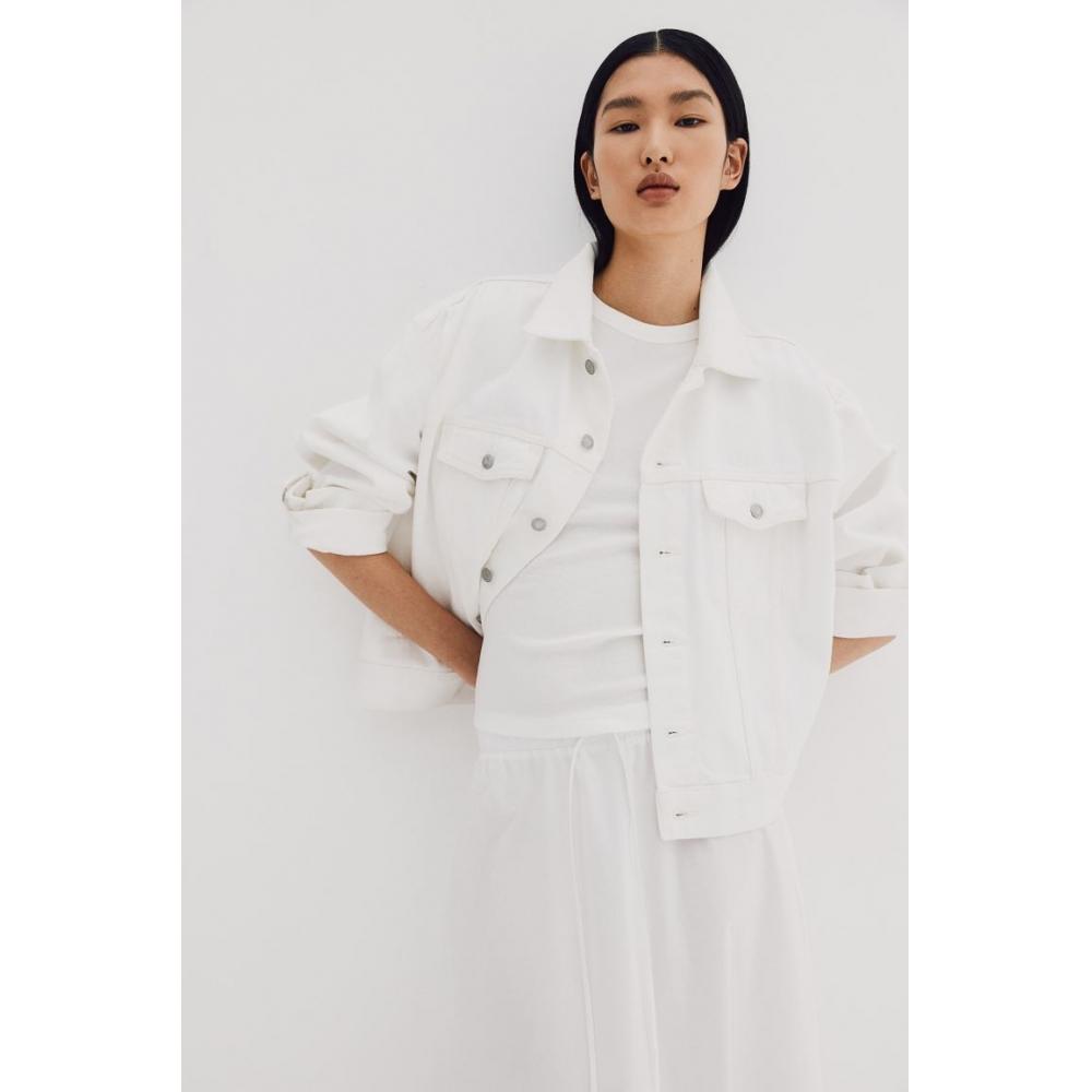 

Футболка HM Ribbed Modal Blend белая