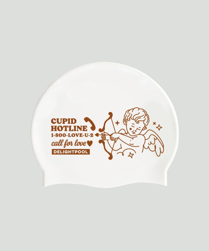 Dillaispul Cupid Hotline : Archer Swim Cap - White