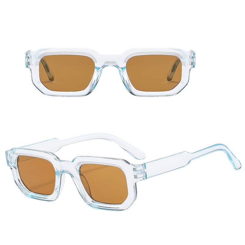 Retro New Style Square Small Frame Sunglasses Simple High-end Fashion Men Women's Sunshade Glasses