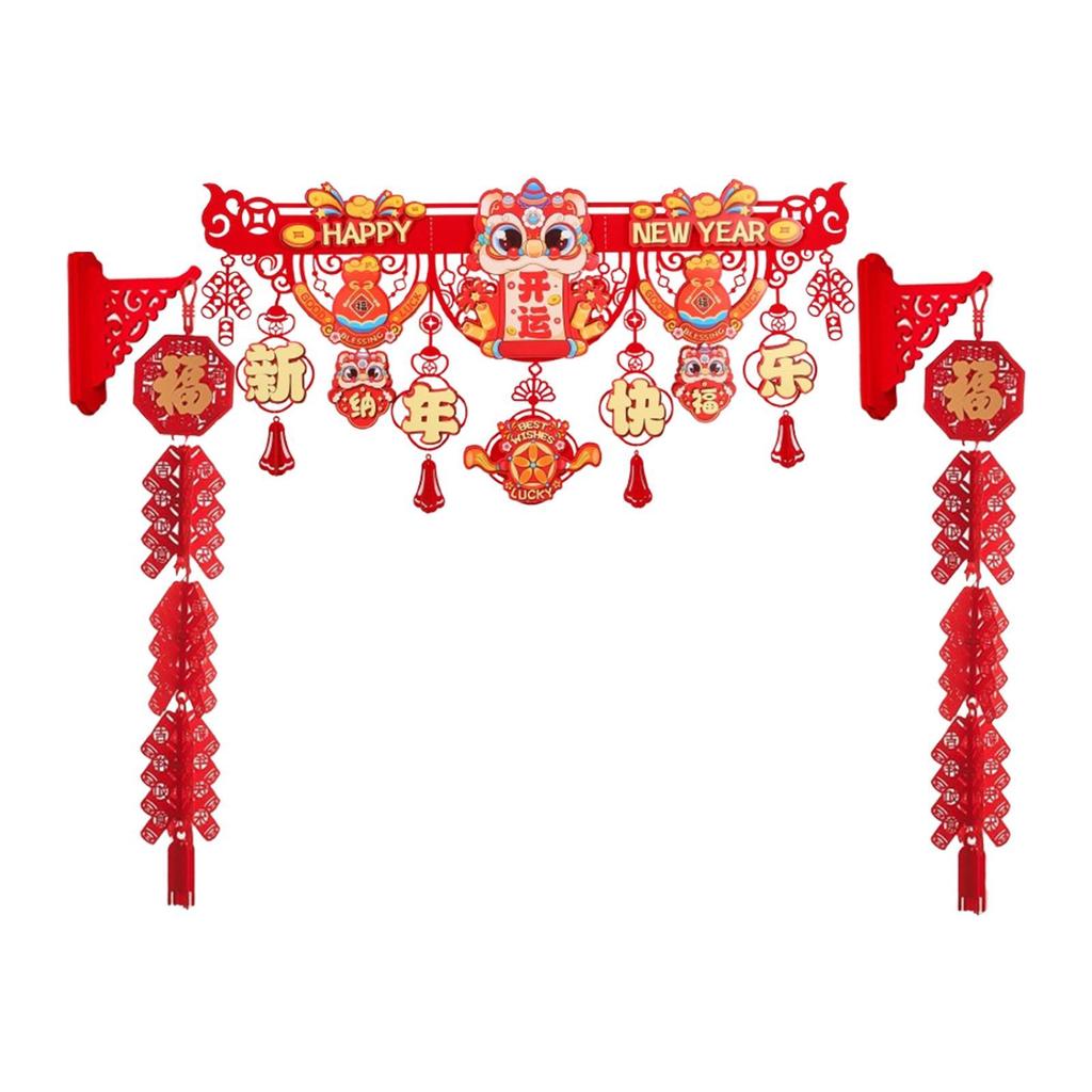 2025 Chinese New Year Decorations Traditional Snake Year Hanging Ornament for Front Door Bedroom Background Store Balcony