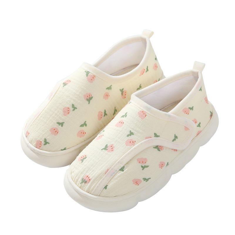 Summer Velcro Shoes Maternity Thin Bag Heel Breathable Indoor Soft Sole Postpartum Slippers Spring and Autumn