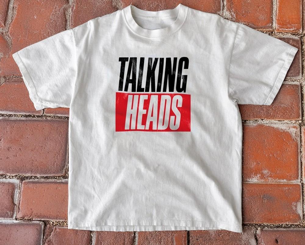 NEW Talking Heads White Cotton Tshirt Size S5XL Unisex T-Shirt S