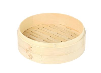 Pearl Metal 21cm Bamboo Steamer for Dim Sum, Chinese Food, and Steamed Vegetables (HC-1470)