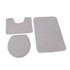 Conjunto de 3 Tapetes de Banheiro Forma U Tapete para Vaso Sanitário Tampa de Vaso Sanitário Tapete de Banho Absorvente de Água Antiderrapante Tapetes de Banho para Treinamento de Penico Crianças Adulto
