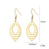 Bohemian Vintage Women Earrings Jewelry Stainless Steel Black Golden Slivery Geometric Drop Earring Gift
