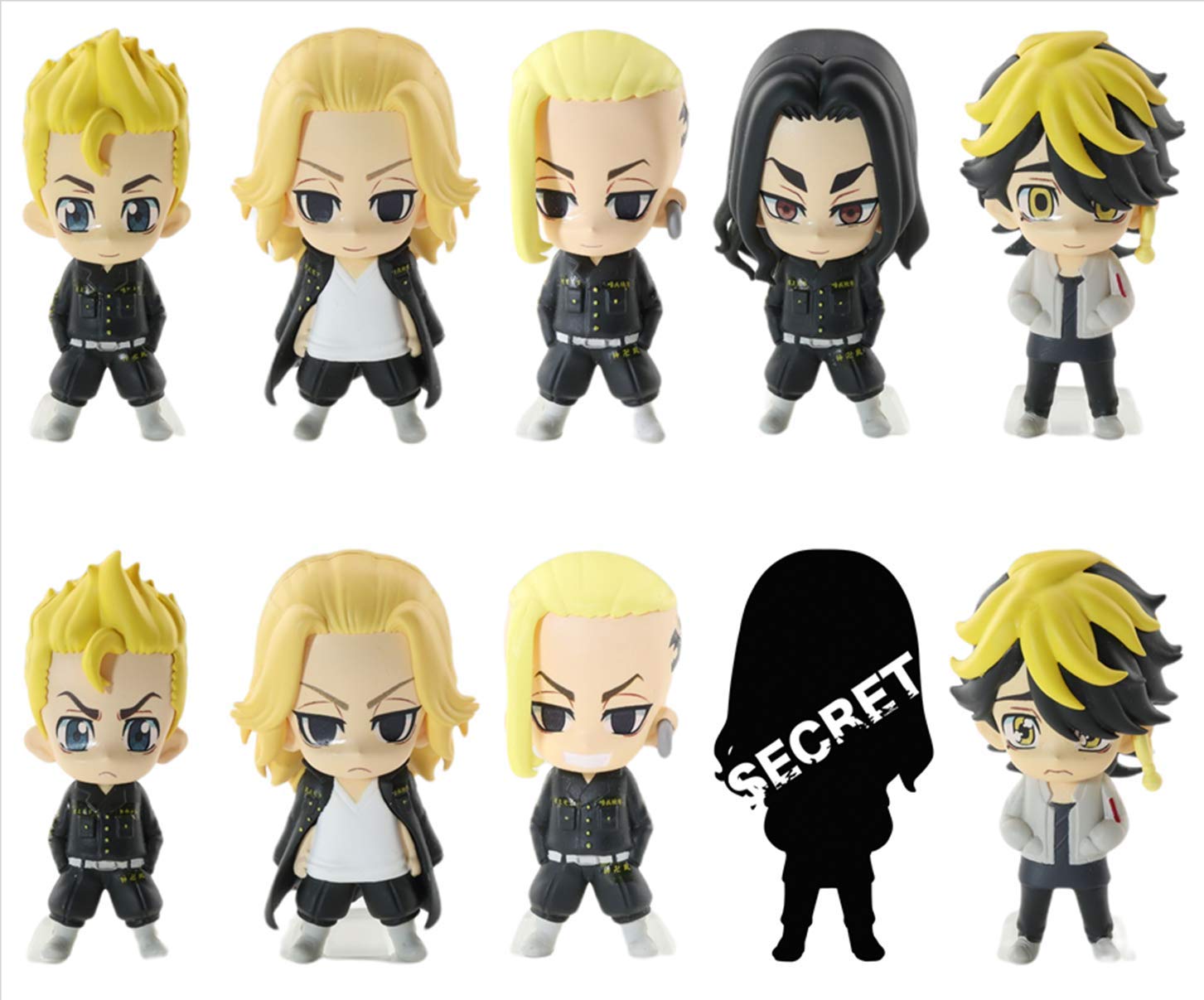 

FunnyKnights Brand Toy Tokyo Revengers Mini Figures First Edition 10-Piece Box