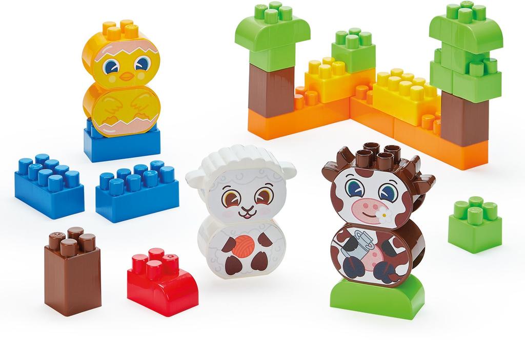 Coffret ferme - Abrick - ECOIFFIER - 150 pieces - Des 18 mois