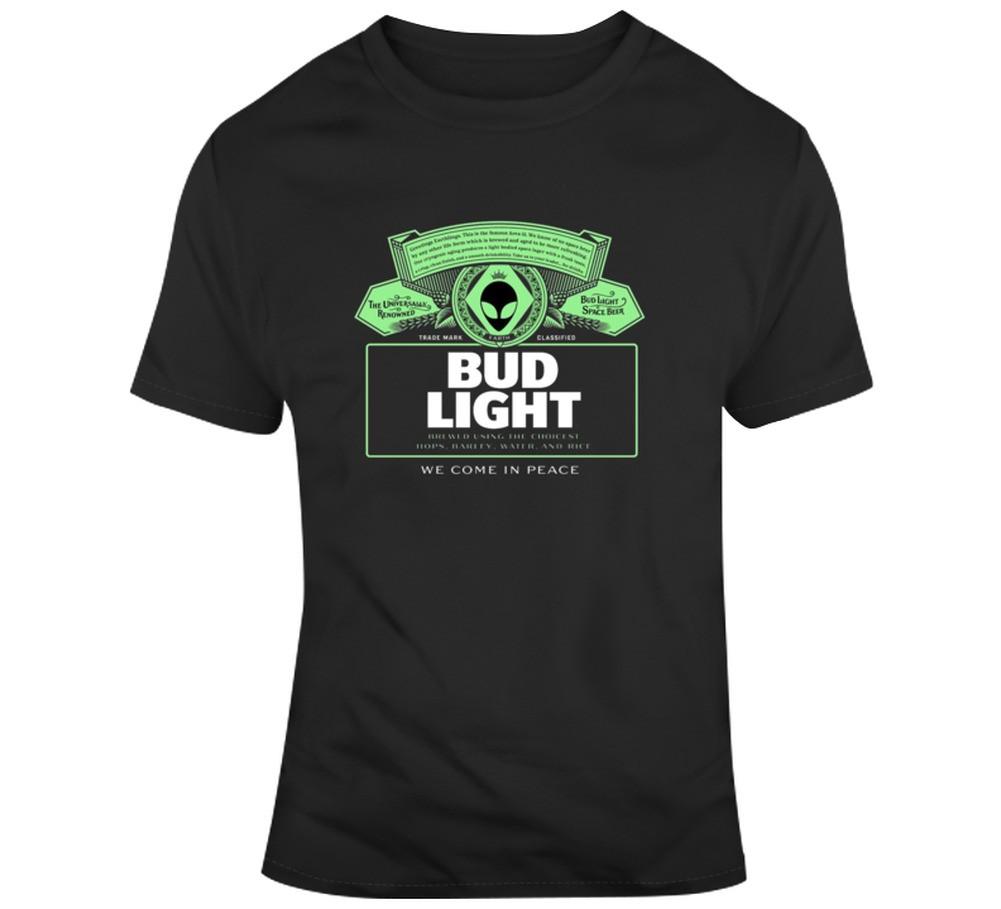 Bud Light Area 51 We Come In Peace Essential Gift Idea T Shirt