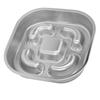 Slow Feeder Dog Bowl Stainless Steel Anti Slip Large Capacity Enhanced Health Dog Food Slow Feeding