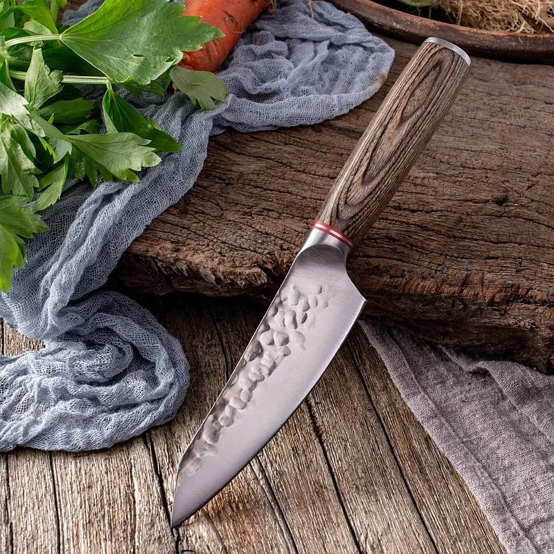 Stainless Steel Boning Knife Kitchen Hand Forged Wooden Handle Butcher Knife Meat Cutting Fish Cutting Knife Household Kitchen Accessories