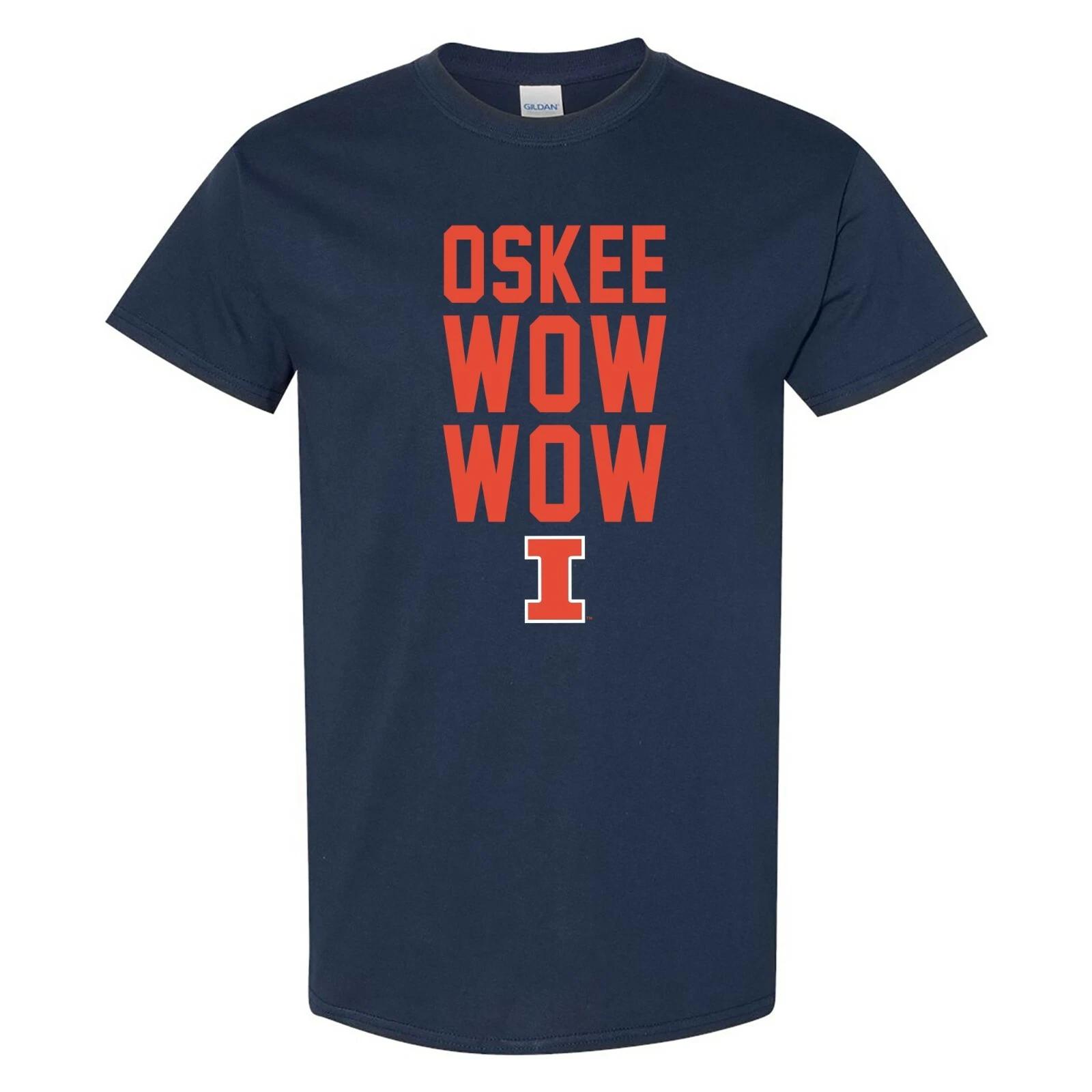 Illinois Fighting Illini Fight Song Sport T Shirt - Navy L