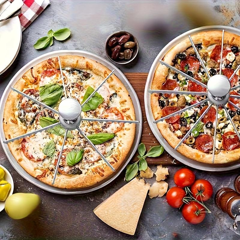 Even Slice Pastry Divider Stainless Steel Pizza Pie Marker 6 7 8 Teeth Options Baking Gadget for Home Kitchen Dessert Cutting