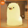 LED Night Light Touch Sensor RGB LED Alpaca Night Light USB Rechargeable Silicone Lamp for Children Baby Toy Festival Gift