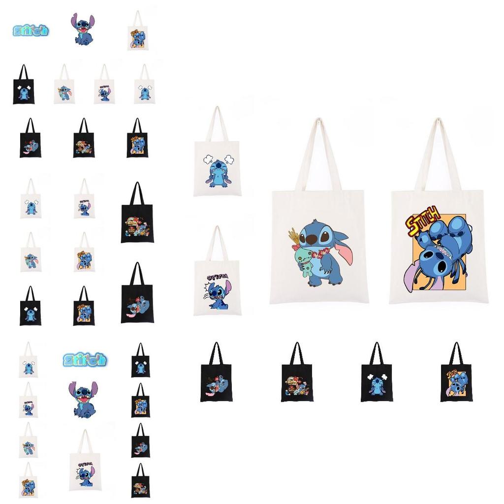 Cute And Spacious Cartoon Canvas Shoulder Bag For Daily Shopping