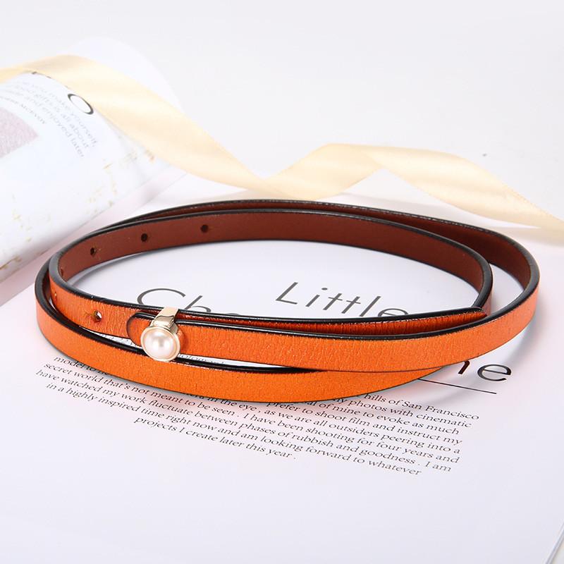 

Leather Womens Dress Belt Withartificial Pearl Decor For Elegant Office Wear дубильна кора