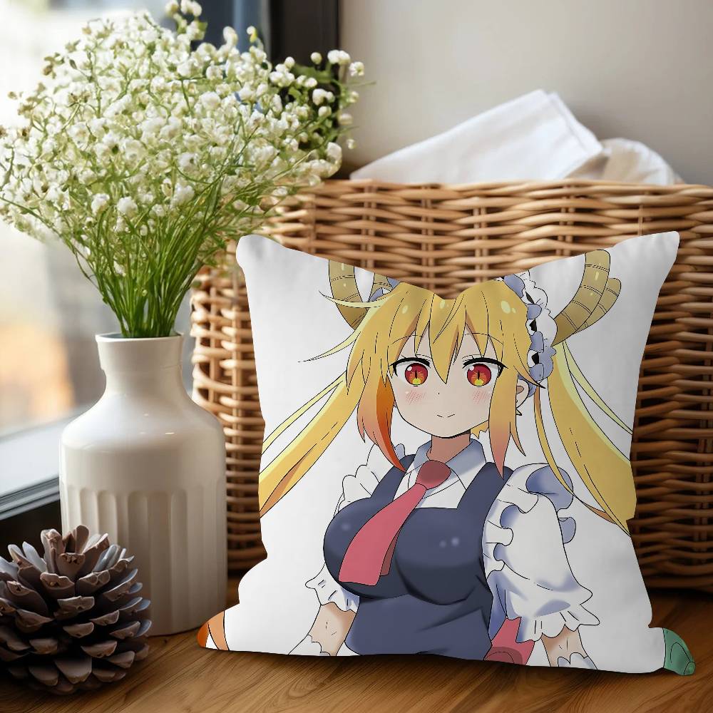 Miss Kobayashi's D-Dragon Maid Pillowcases Home Bedding Decorative Pillow Cover Wedding Super Soft Pillow Case