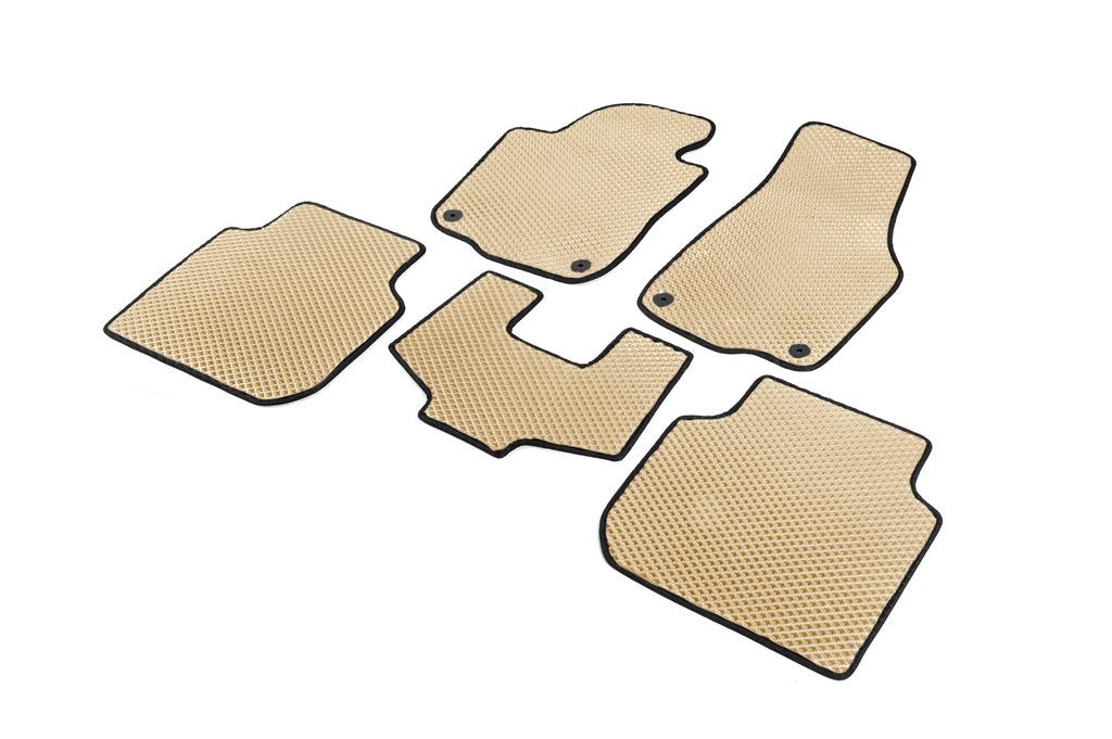 EVA Mats (USA, Beige) for Volkswagen Passat B8 2015-2023