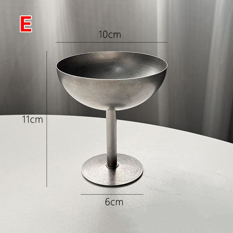 Edelstahl Eisbecher Dessert Sorbet Schüssel Geschirr Salatbecher Hausbars Sommerparty Küchenbedarf