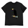 Black Eagle Caricature T-Shirt Vintage T Shirts T-shirts Oversize Sublime Vintage T Shirt Men