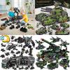 Bausteine Panzer 8in1 Militär Schwerer Panzer Modell Baustein Armee Spielzeug Junge