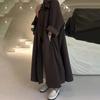 Autumn New Arrivals Women's Fashion Solid Color Casual Loose Style Windbreaker Jacket